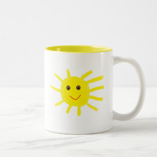 Hey Sonnenschein Zweifarbige Tasse