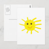 Hey Sunshine 85 Postkarte (Vorne/Hinten)