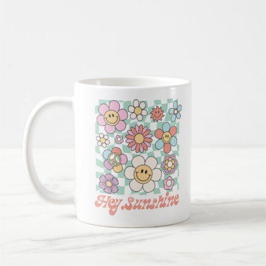 Hey Sunshine Floral Summer Kaffeetasse (Links)