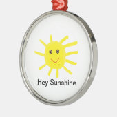 Hey Sunshine Ornament Aus Metall (Links)