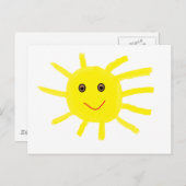 Hey Sunshine Postkarte (Vorne/Hinten)