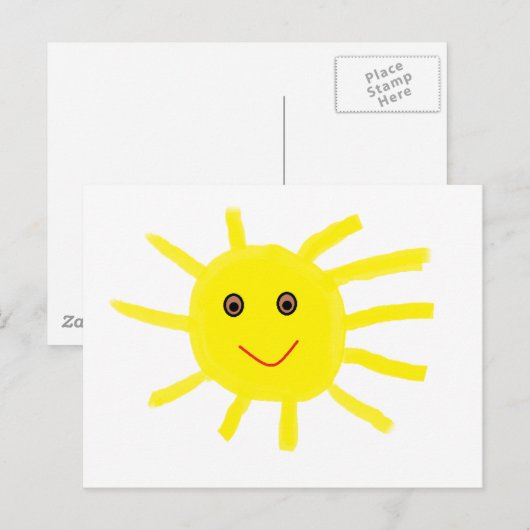 Hey Sunshine Postkarte (Vorne/Hinten)