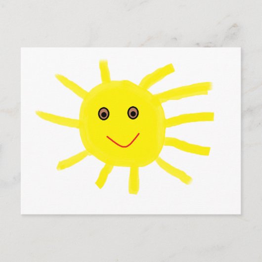 Hey Sunshine Postkarte (Vorderseite)