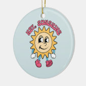 Hey, Sunshine - Summer Vibes Keramik Ornament (Links)