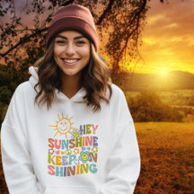 Hey Sunshine, trendy Blume Retro Vegan
