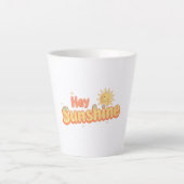 "Hey Sunshine" with Smiling Sun Milchtasse (Vorderseite)