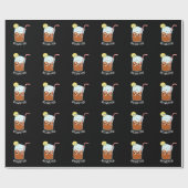 Hey Swee-Tea Funny Sweet Tea Pun Dark BG Geschenkpapier (Flach)