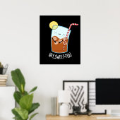 Hey Swee-Tea Funny Sweet Tea Pun Dark BG Poster (Heimbüro)