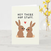Hey There Hop Stuff Karte (Gelbe Blume)