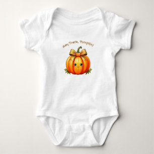 Hey There, Kürbis – Süßes Baby-Kürbis-Design Baby Strampler