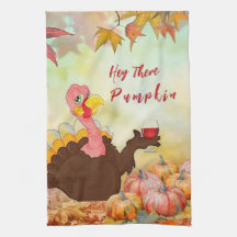 „Hey There Pumkin“-Küchenhandtuch