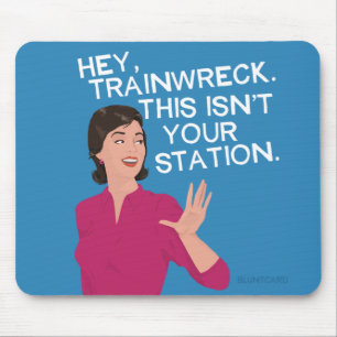 Hey, Trainer. Das ist nicht deine Station. Mousepad