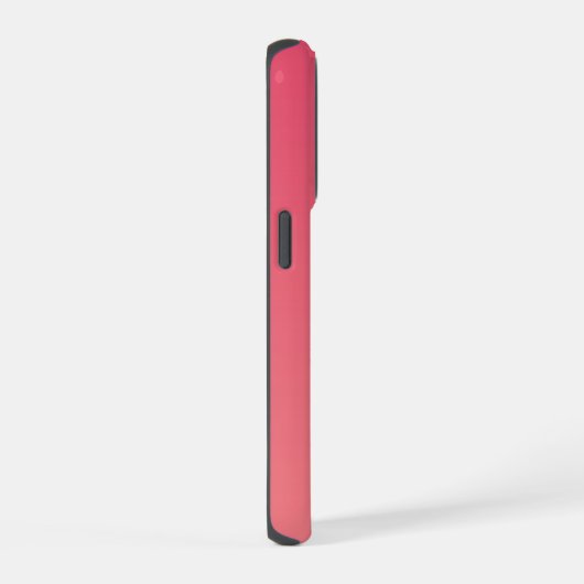 Hey Trainwreck! Hintergrund mit rosa Farbverlauf. iPhone Hülle (Rechte Seite)