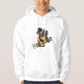 Hey Typ 100% Hoodie (Vorderseite)
