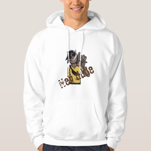 Hey Typ 100% Hoodie (Vorderseite)