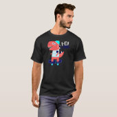 Hey Typ Skaten S Dinosaur Cool Graphic S T-Shirt (Vorne ganz)