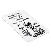 Hey Typ Skeleton Magnet (Rechte Seite)