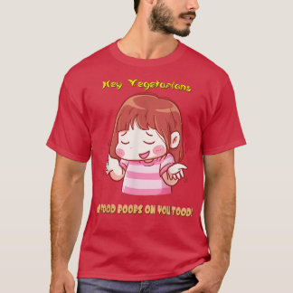 Hey Vegetarier  Vintage Neuheit Lustig Lustig Spru T-Shirt