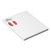 Hey, verdammt noch mal! Chilies Notizblock (angewinkelt)