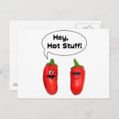 Hey, verdammt noch mal! Chilies Postkarte (Vorne/Hinten)