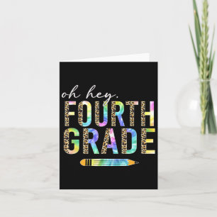 Hey, vierte Klasse CK an Schüler 4. Klasse Karte