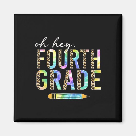 Hey, Vierter Klasse zurück an Schüler 4. Gra Magnet (Vorne)