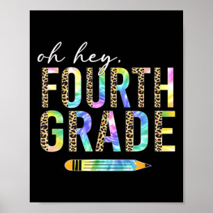 Hey, Vierter Klasse zurück an Schüler 4. Gra Poster