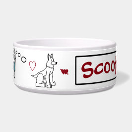 Hey Wanna Cat oder Dog Bowl von RoseWrites Napf