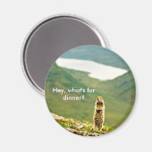 Hey, was ist zum Abendessen? Magnet (Vorderseite/Rückseite)