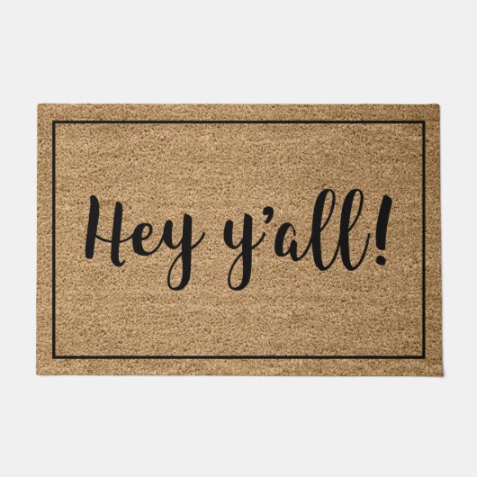 Hey Y'all Fußmatte (Vorderseite)