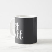 Hey Y'all - Pular Funny Quote Kaffeetasse (Vorderseite Links)