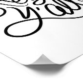 Hey YALL Quote Typografie Wall Art Print/Poster Poster (Ecke)