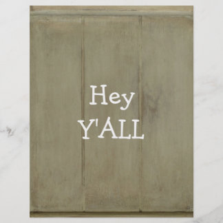 Hey YALL Rustic Wood