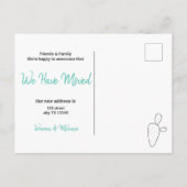 Hey Y'All - Texas Moving Ankündigungspostkarte (Rückseite)