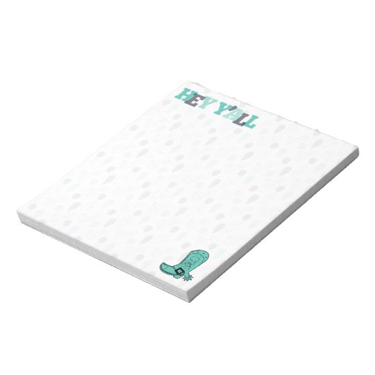 Hey Y'All - Texas Notizblock (Rotiert)