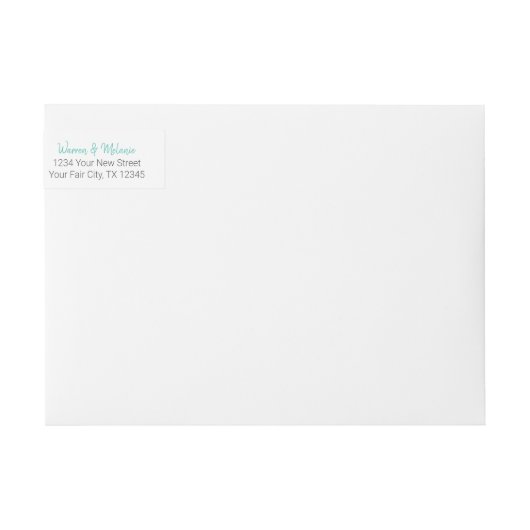 Hey Y'All - Texas Wraparound Address Label (Vorderseite)