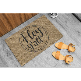 Hey Y'all Welcome Doormat Fußmatte