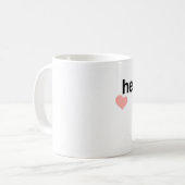 Hey You Sweetheart Kaffeetasse (Vorderseite Links)