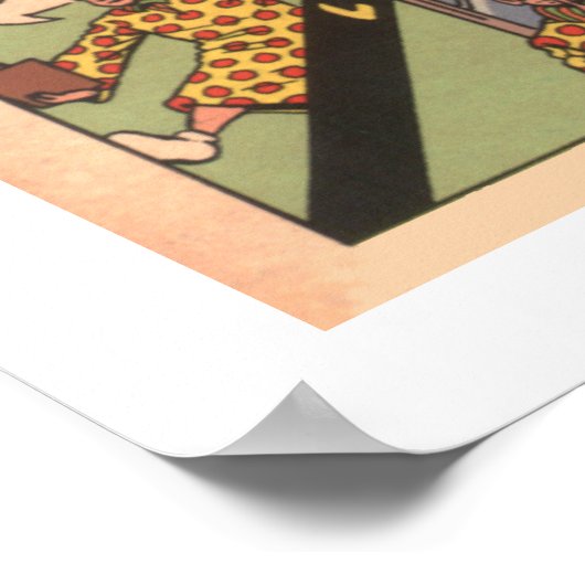 Hey, Zippy! Poster (Ecke)