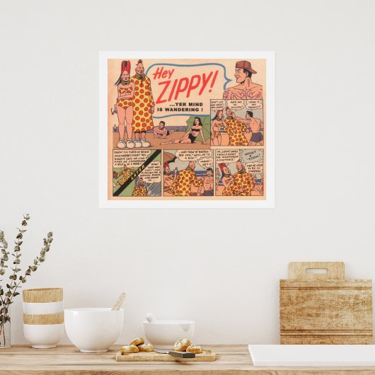 Hey, Zippy! Poster (Küche)