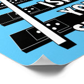 Hey Zug Wreck Das ist nicht dein Bahnhof lustig Poster (Ecke)