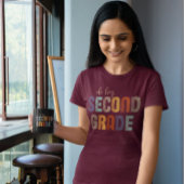 Hey, zweiter Grade zurück zum Schuldesign T-Shirt