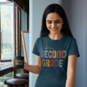 Hey, zweiter Grade zurück zum Schuldesign T-Shirt