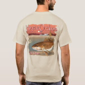 HeyCuz Outdoor Red Fish Red Dawn Design T-Shirt (Rückseite)