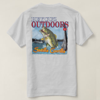 HeyCuz Outdoor Satilla Gorilla Bass Design T-Shirt