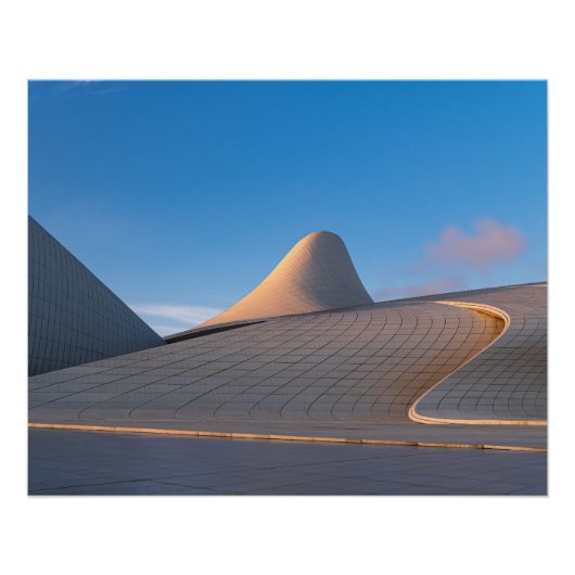 Heydar-Aliyev-Center-Plakat Poster (Vorderseite)