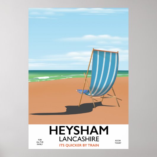 Heysham Lancashire Vintages Zugposter Poster (Vorne)