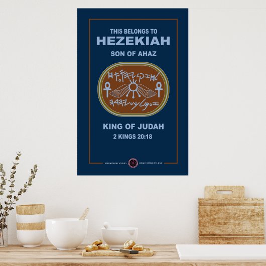 Hezekiah Signet Poster (Küche)