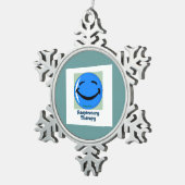 HF-Atmungstherapie Schneeflocken Zinn-Ornament (Rechts)