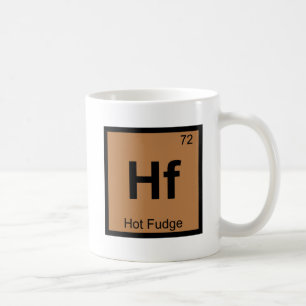 Hf - Regelmäßiges Tabellensymbol für die Hot Fu Kaffeetasse
